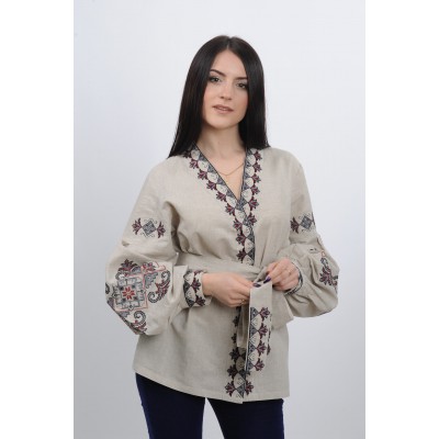 Embroidered blouse / jacket "Fortune"